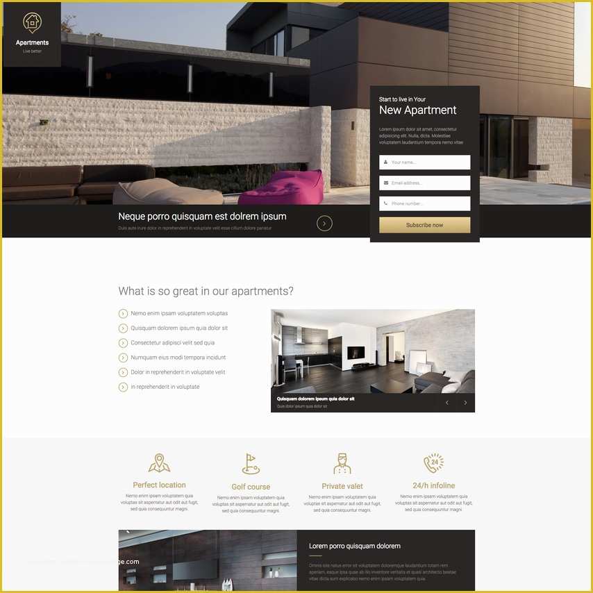 Real Estate Landing Page Template Free Download Of Real Estate Landing Page Free Responsive Website Template