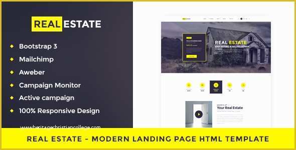 Real Estate Landing Page Template Free Download Of Real Estate Single Property Landing Page HTML Template