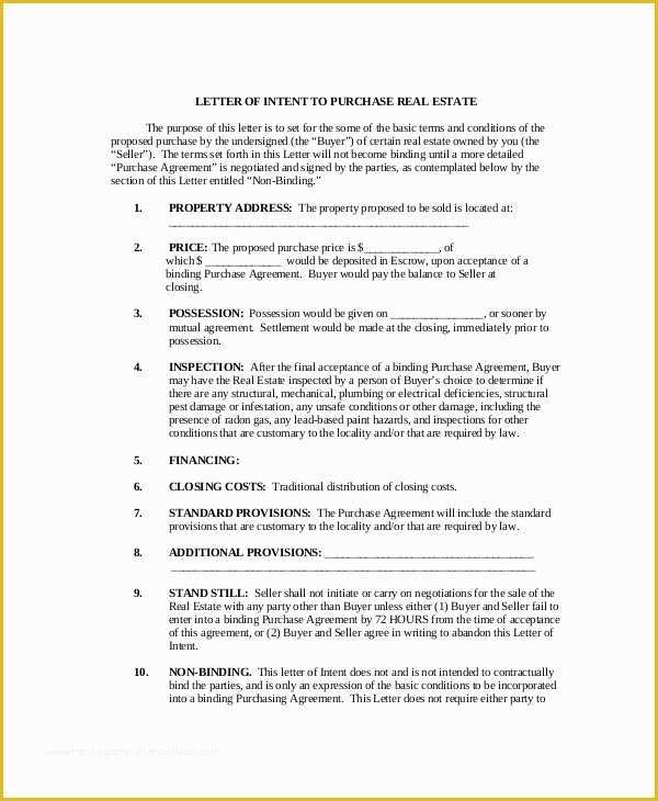 Real Estate Offer Letter Template Free Of 7 Sample Real Estate Fer Letters – Pdf Word