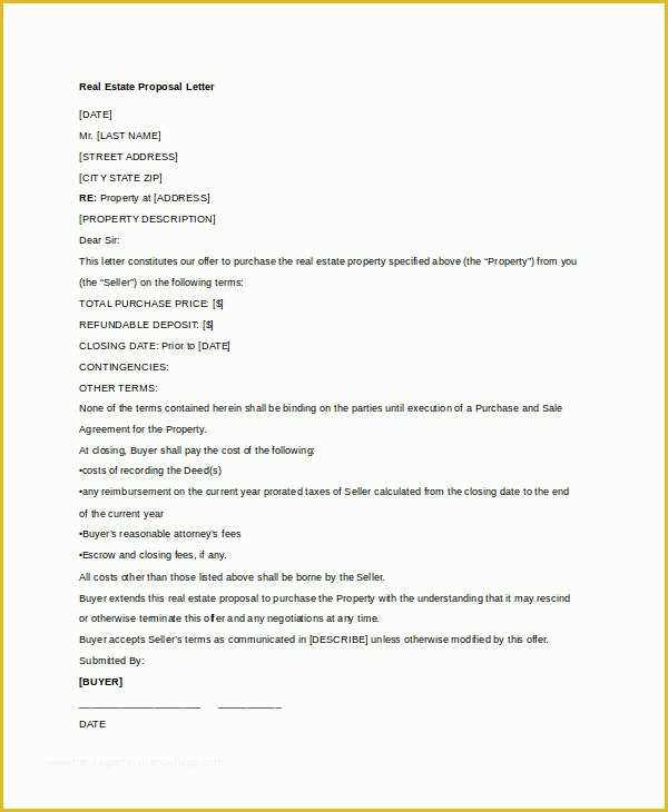Real Estate Offer Letter Template Free Of Fer Letter Templates In Doc 50 Free Word Pdf