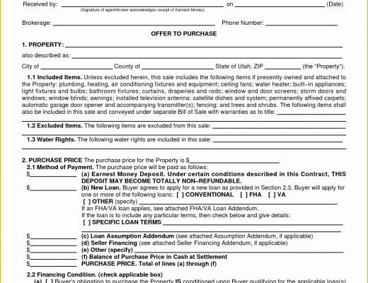 Real Estate Sales Agreement Template Free Of 8 Real Estate Sales Contract Template