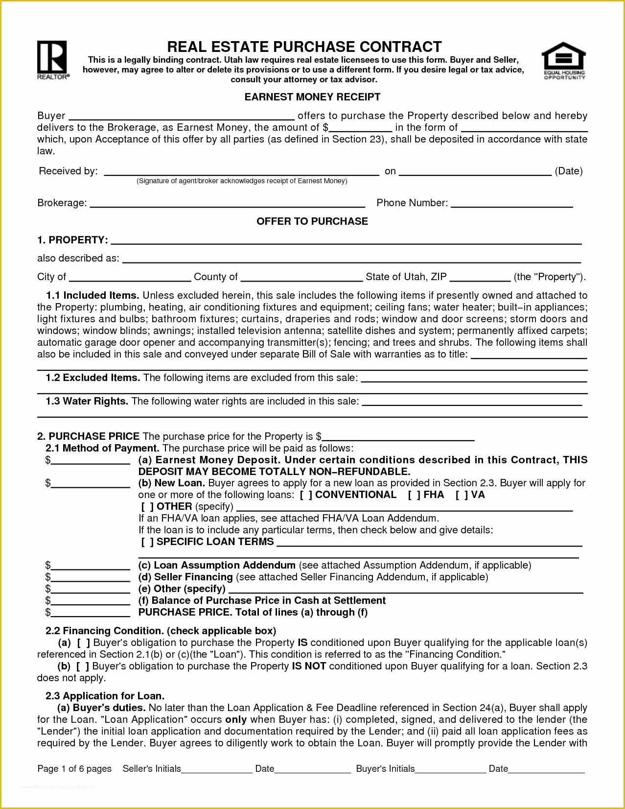 Real Estate Sales Agreement Template Free Of 8 Real Estate Sales Contract Template