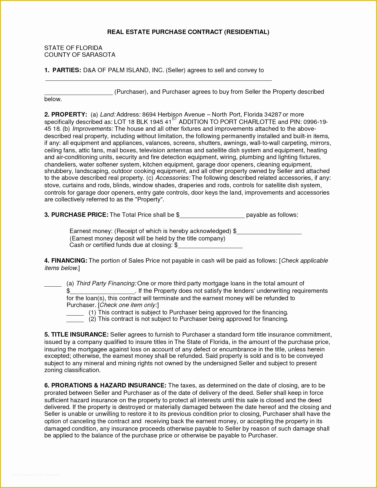 Real Estate Sales Agreement Template Free Of Blank Sales Contract Portablegasgrillweber