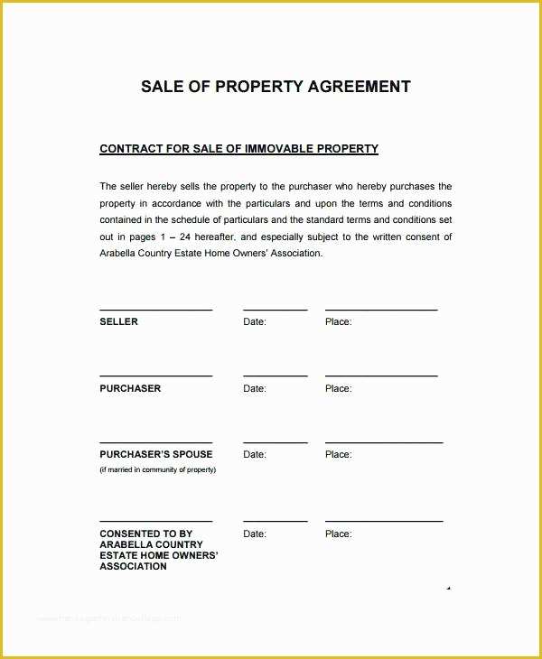 Real Estate Sales Agreement Template Free Of Home Purchase Agreement Template Free Sale Real Estate