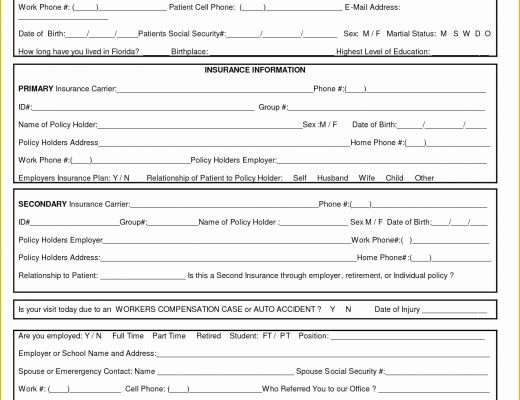 Registration form Template Free Download Of Best S Of Doctor Fice Policy Template Fice