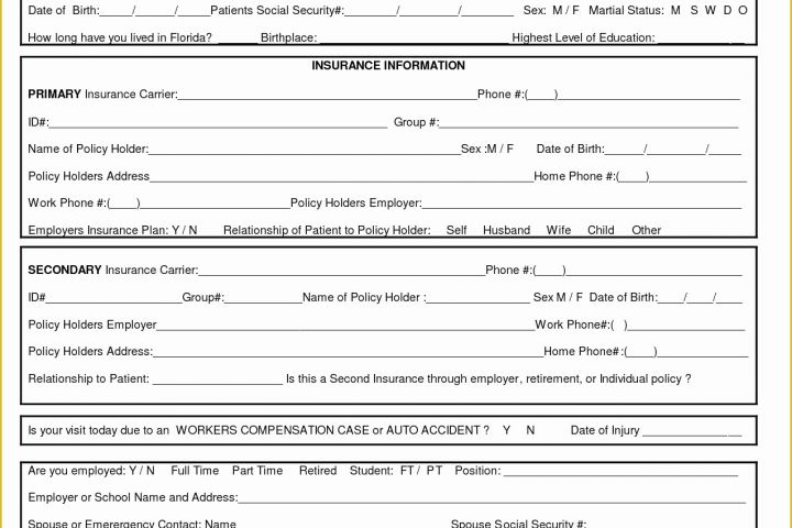 Registration form Template Free Download Of Best S Of Doctor Fice Policy Template Fice