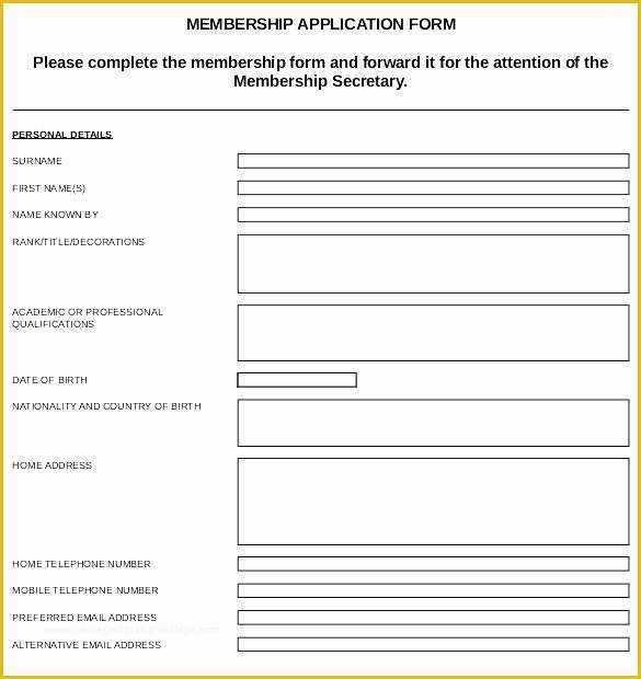 Registration form Template Free Download Of Simple Registration form Template Word Application forms