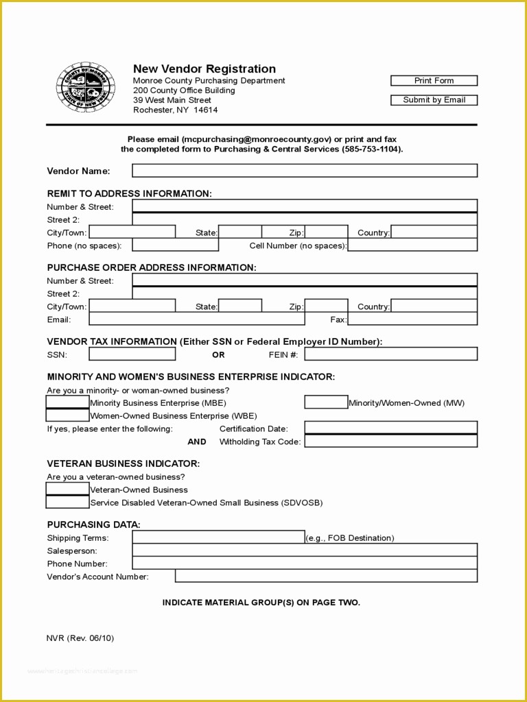 Registration form Template Free Download Of Vendor Registration form 6 Free Templates In Pdf Word