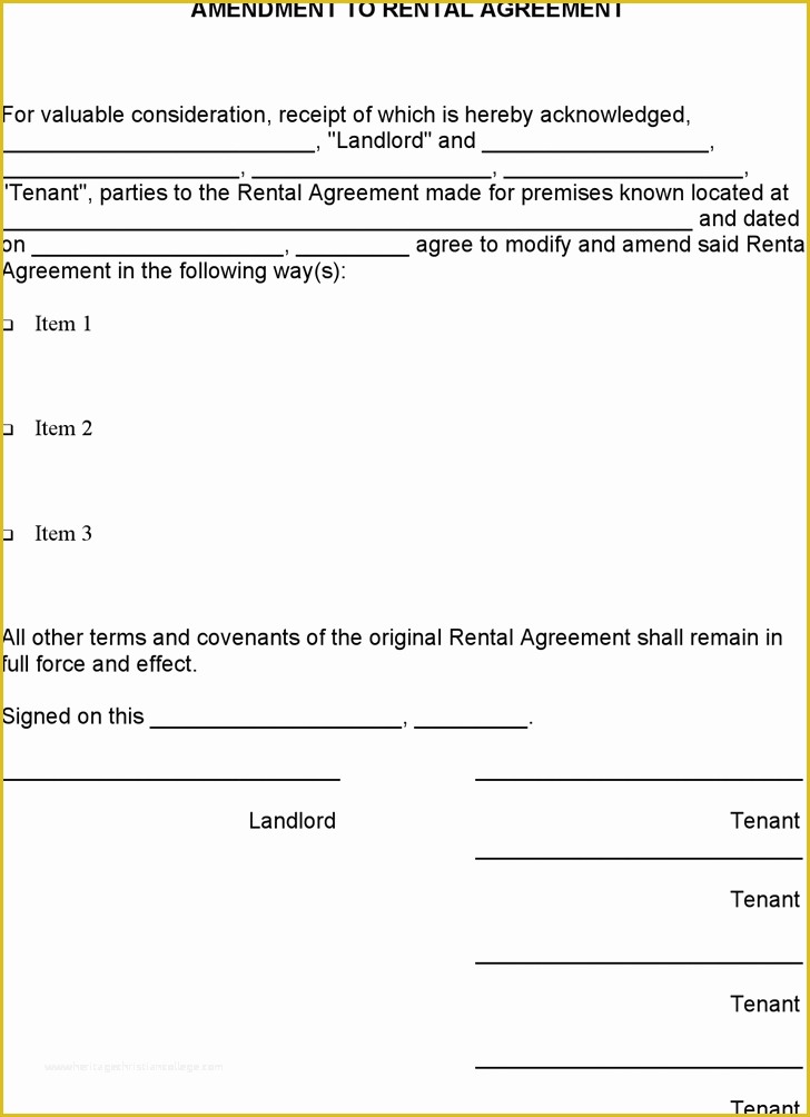 Rental Agreement Template Free Of 7 Rental Agreement Templates Excel Pdf formats