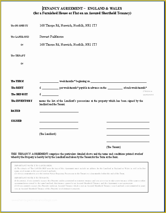 Rental Agreement Template Free Of Printable Sample Rental Agreement Doc form