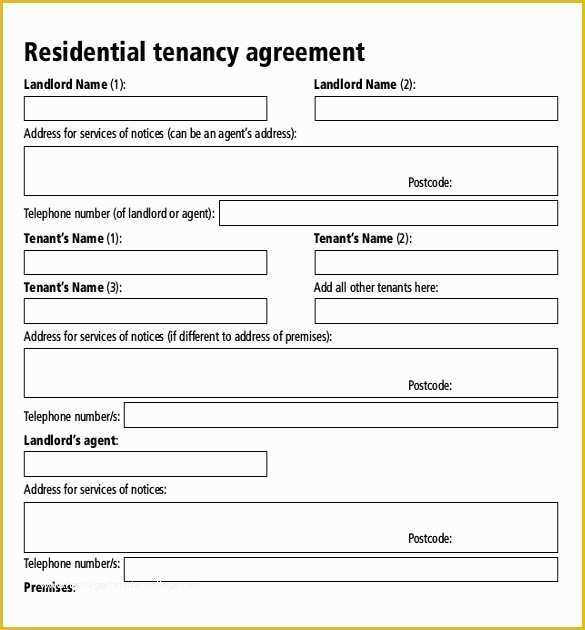 Rental Agreement Template Free Of Rental Agreement Templates – 17 Free Word Pdf Documents