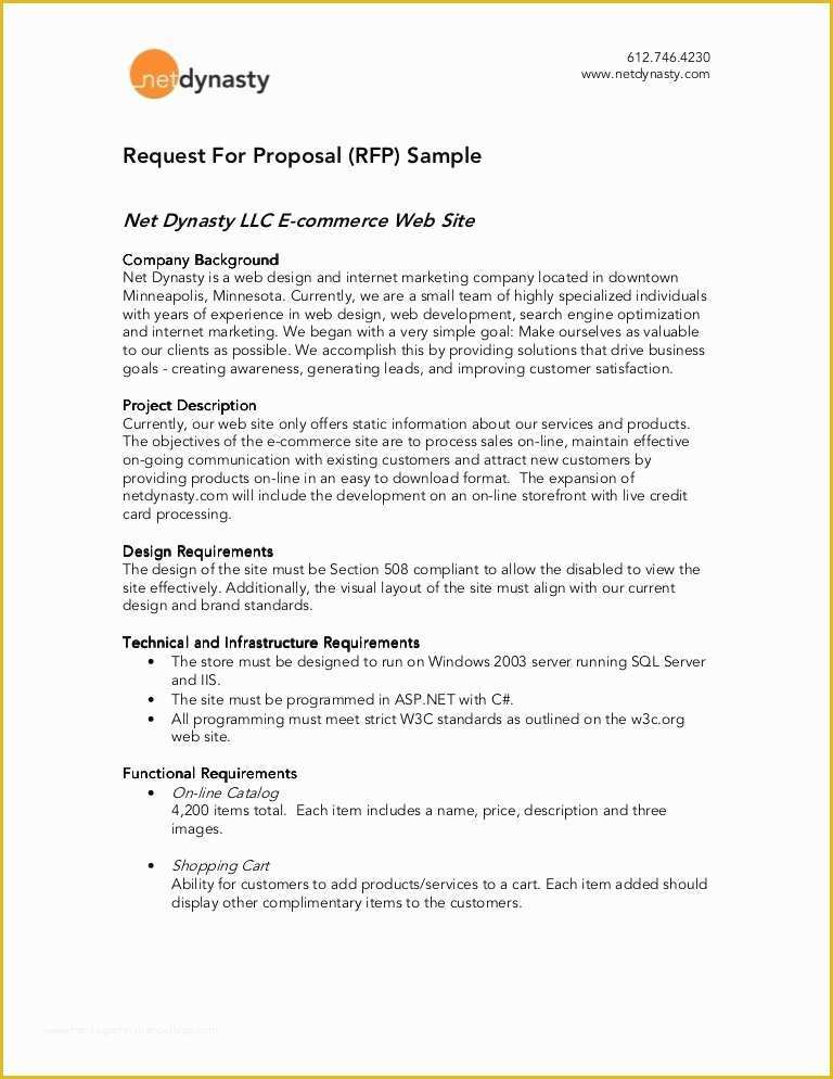 Response to Rfp Template Free Of 26 Rfp Response Template Free