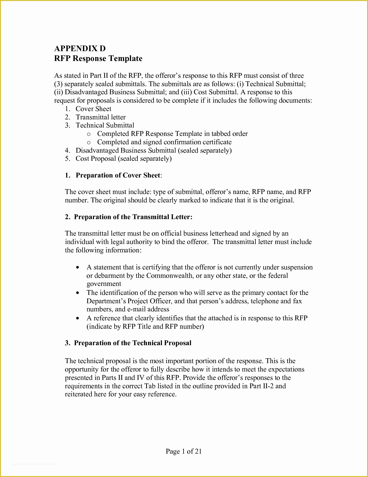 Response to Rfp Template Free Of Proposal Response Template