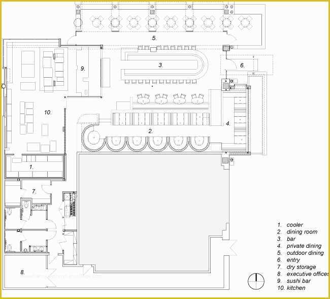 Restaurant Floor Plan Template Free Of Cafe R & D Prototype Restaurant by Loha Floor Plan