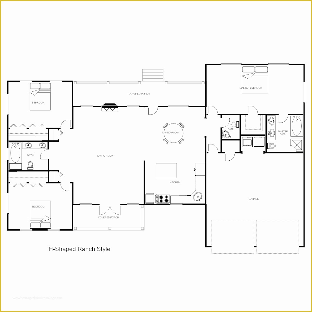 Restaurant Floor Plan Template Free Of Floor Plan Templates Draw Floor Plans Easily with Templates