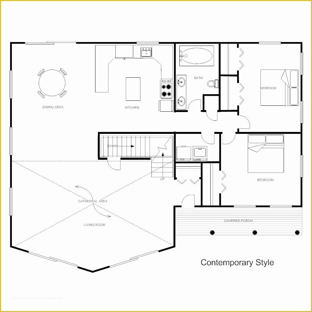 Restaurant Floor Plan Template Free Of Floor Plan Templates Draw Floor Plans Easily with Templates