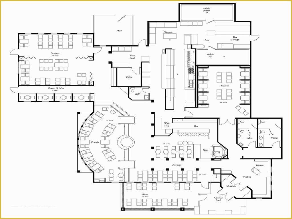 Restaurant Floor Plan Template Free Of Restaurant Floor Plan Template Beautiful Sample Restaurant