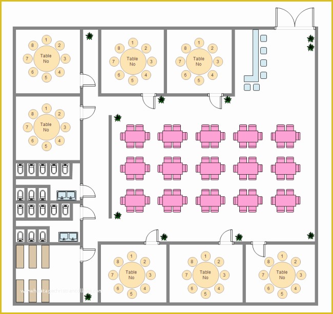 57 Restaurant Floor Plan Template Free