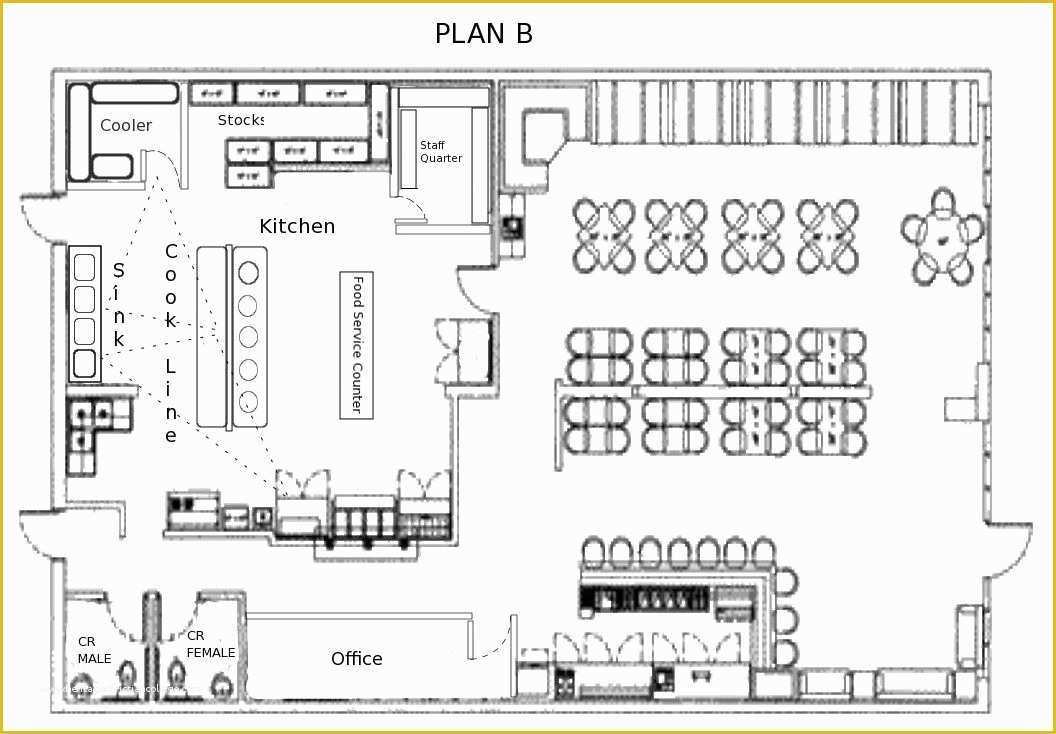 Restaurant Floor Plan Template Free Of Small Restaurant Square Floor Plans