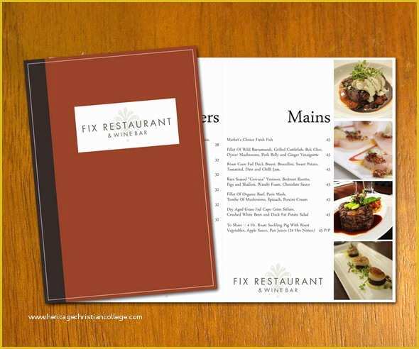 Restaurant Menu Template Free Of 50 Free Psd Restaurant Flyer Menu Templates