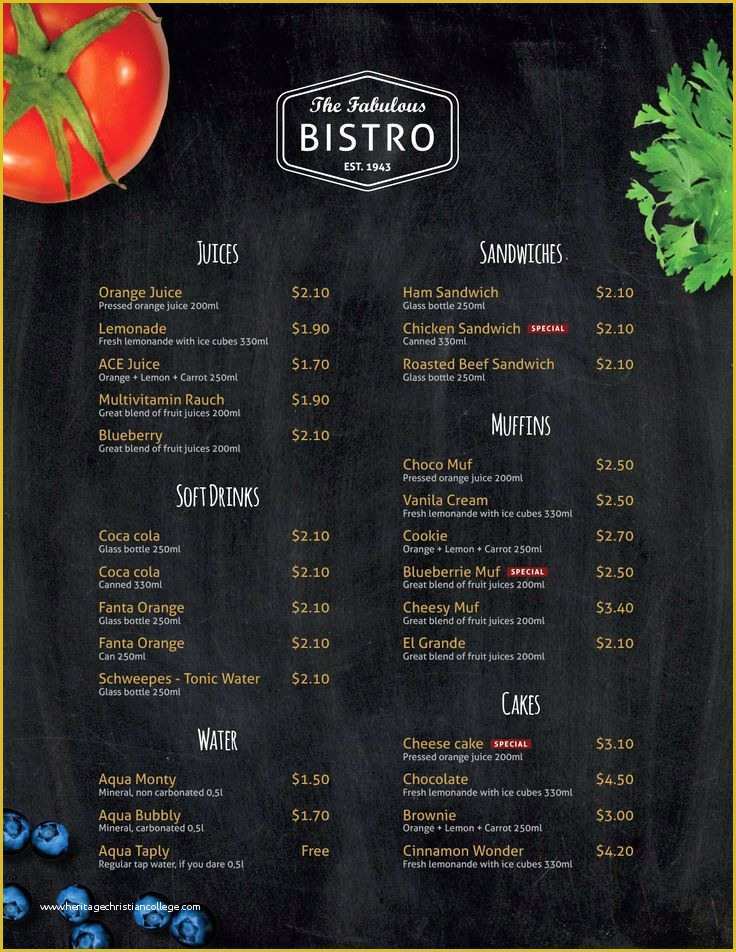 Restaurant Menu Template Free Of Best 25 Free Menu Templates Ideas On Pinterest