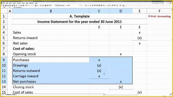 Restaurant Profit and Loss Statement Excel Template Free Of 40 Fresh Restaurant Profit and Loss Statement Template