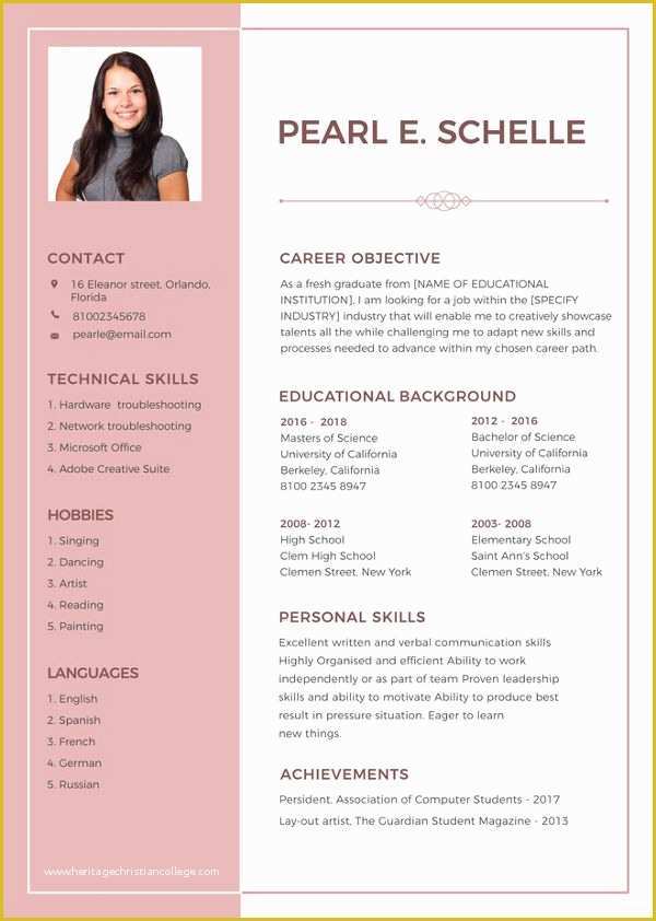 Resume Templates Free for High School Students Of 10 High School Graduate Resume Templates Pdf Doc