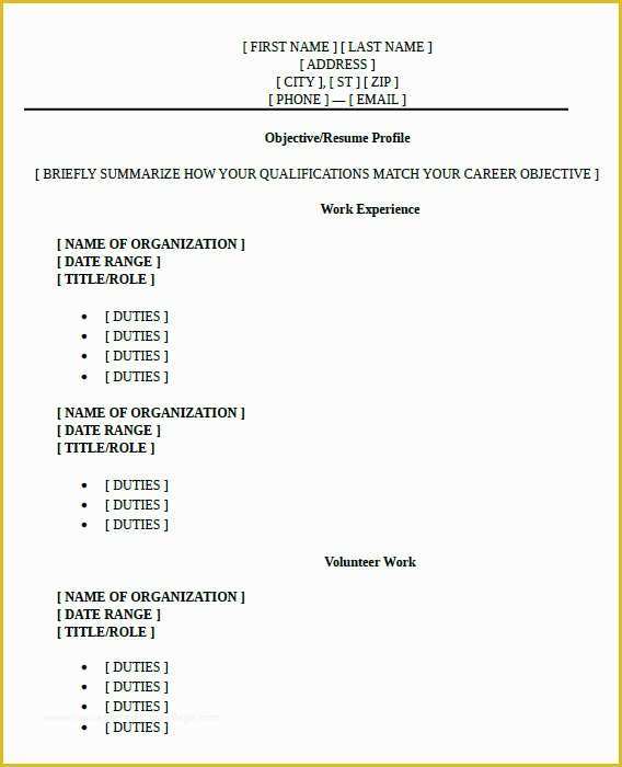 Resume Templates Free for High School Students Of 10 High School Resume Templates – Free Samples Examples