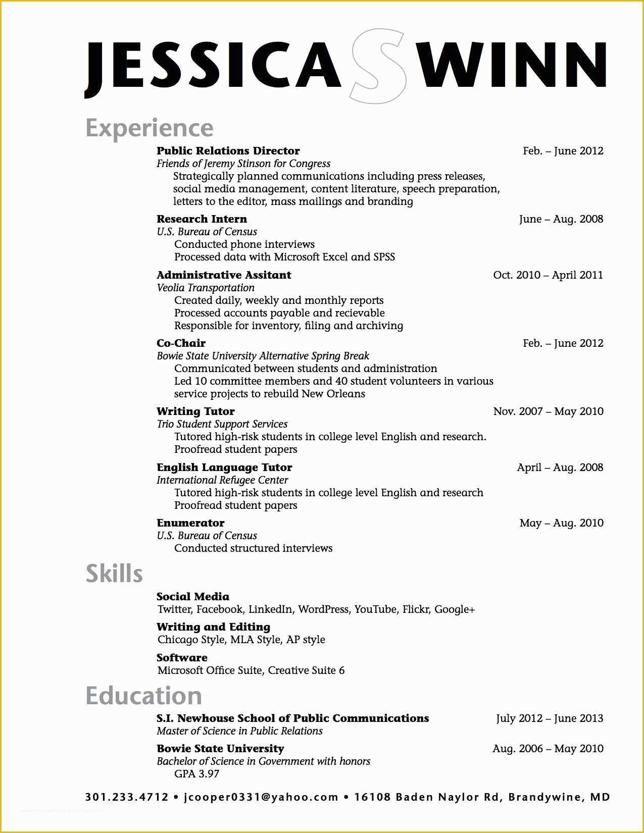 Resume Templates Free for High School Students Of Sample High School Student Resume Example Resume