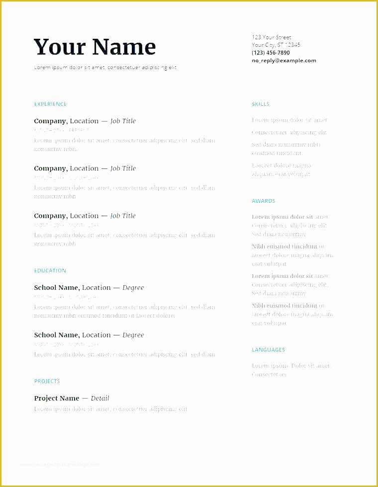 Resume Templates Google Docs Free Of Floridaframeandart