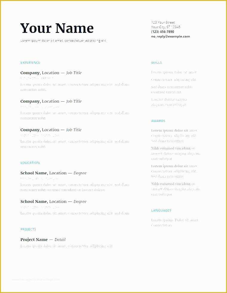 Resume Templates Google Docs Free Of Floridaframeandart