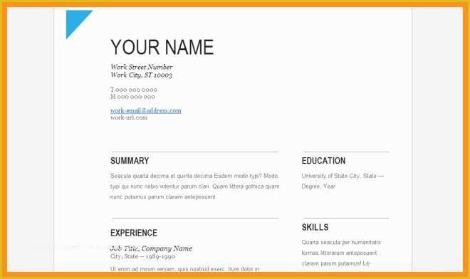 Resume Templates Google Docs Free Of Floridaframeandart