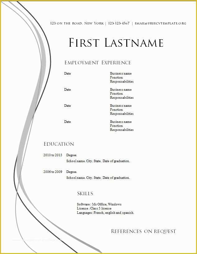 Resume Templates Google Docs Free Of Google Docs Resume Template Free