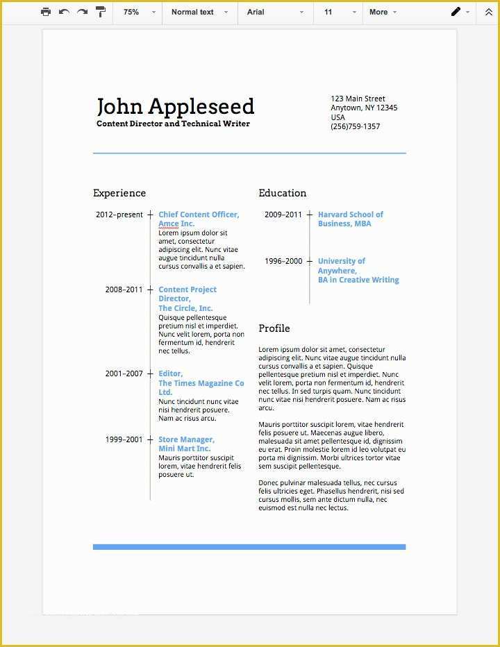Resume Templates Google Docs Free Of How to Make A Professional Resume In Google Docs