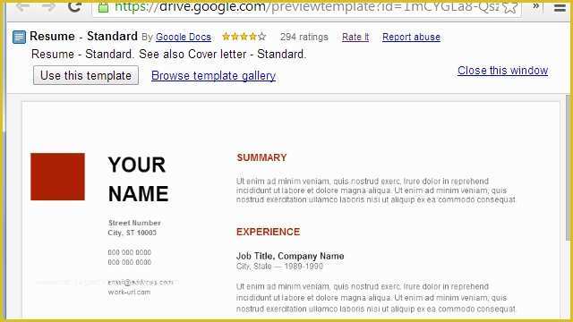 Resume Templates Google Docs Free Of Use Google Docs Resume Templates for A Free Good Looking