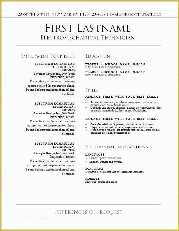 Resume Templates that are Actually Free Of Actually Free Resume Builder Fresh Best Free Resume
