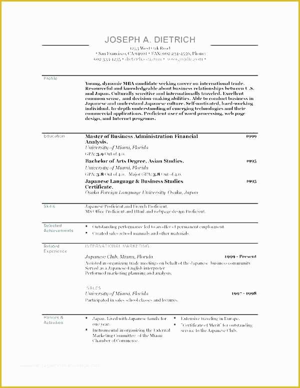 Resume Templates that are Actually Free Of Really Free Resume Good Resume Examples Engineering Dental