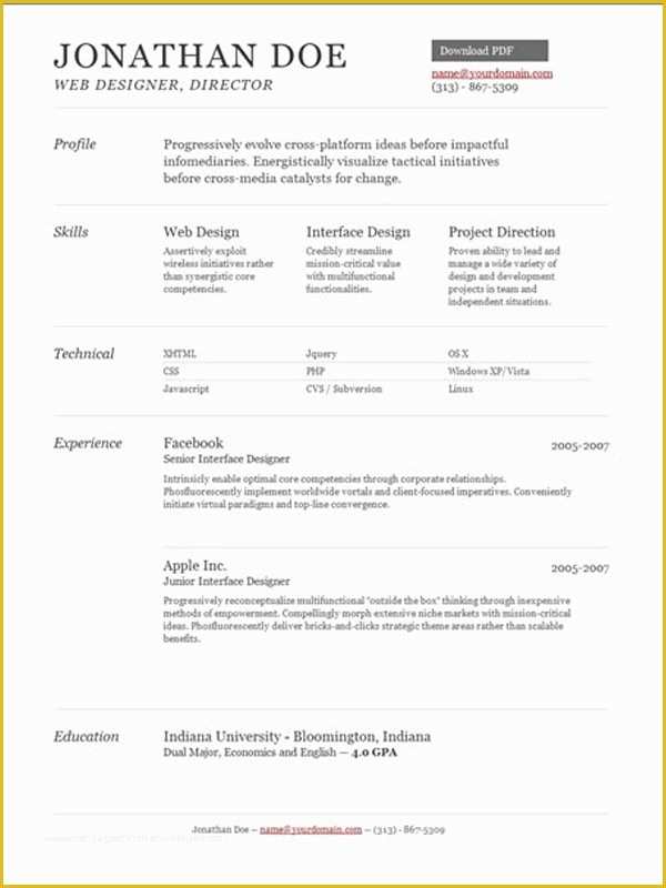 Resume Templates that are Actually Free Of Resume Templates that are Actually Free