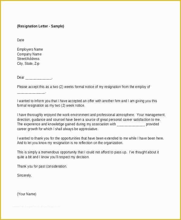 Retirement Resignation Letter Template Free Of Retirement Letter to Employer Gorgeous Template Bio format