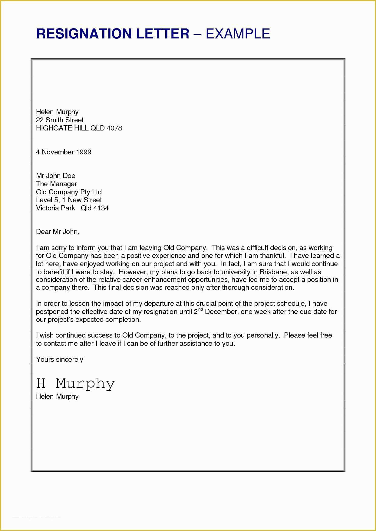 Retirement Resignation Letter Template Free Of Retirement Resignation Letter Template Free Collection