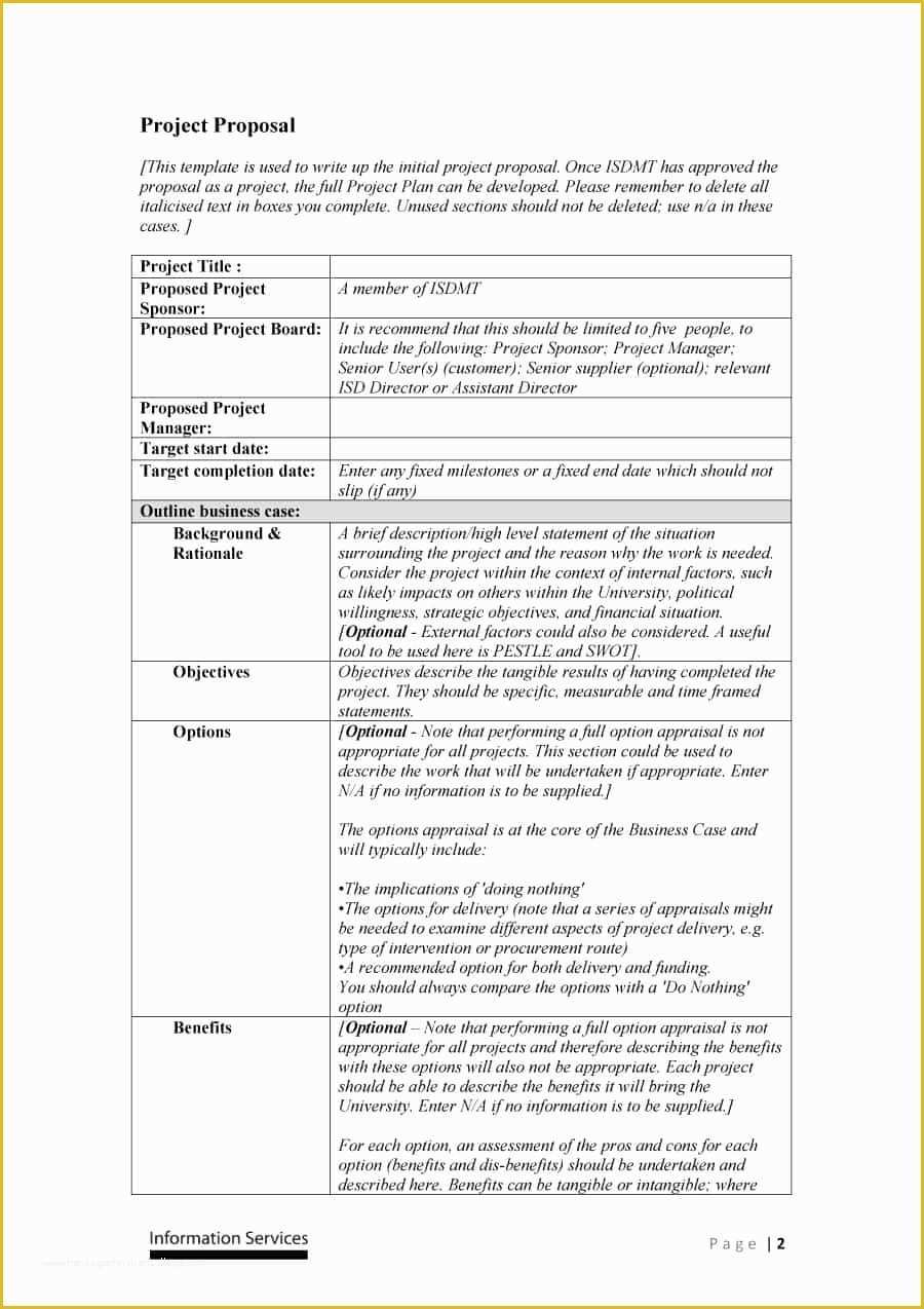 Rfp Sample Template Free Of 43 Professional Project Proposal Templates Template Lab