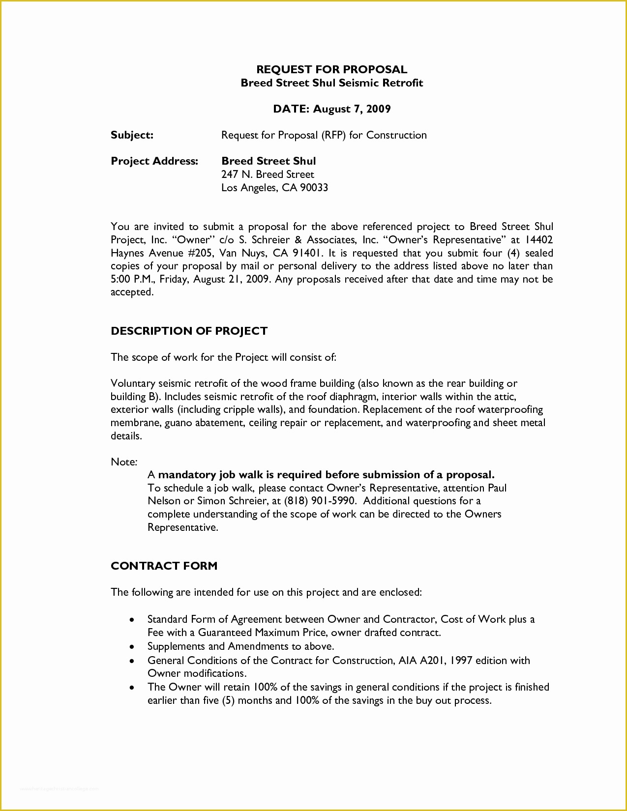 Rfp Sample Template Free Of Request for Proposal Template