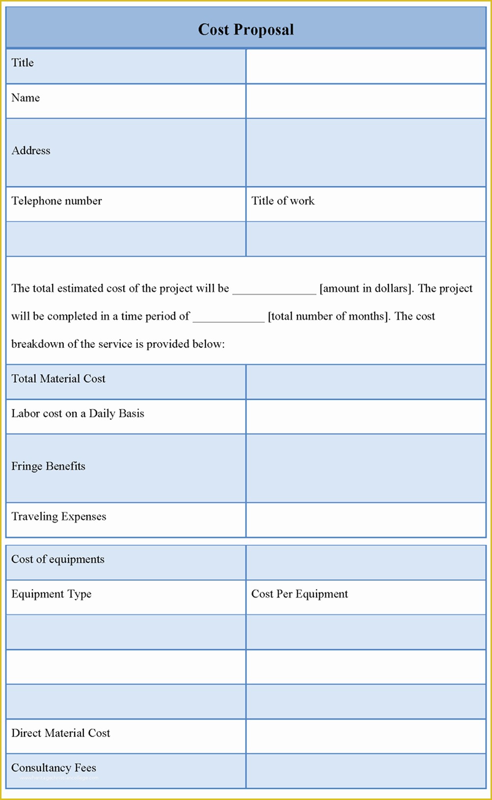 Rfp Sample Template Free Of Sample Proposal Template Business Proposal Templated