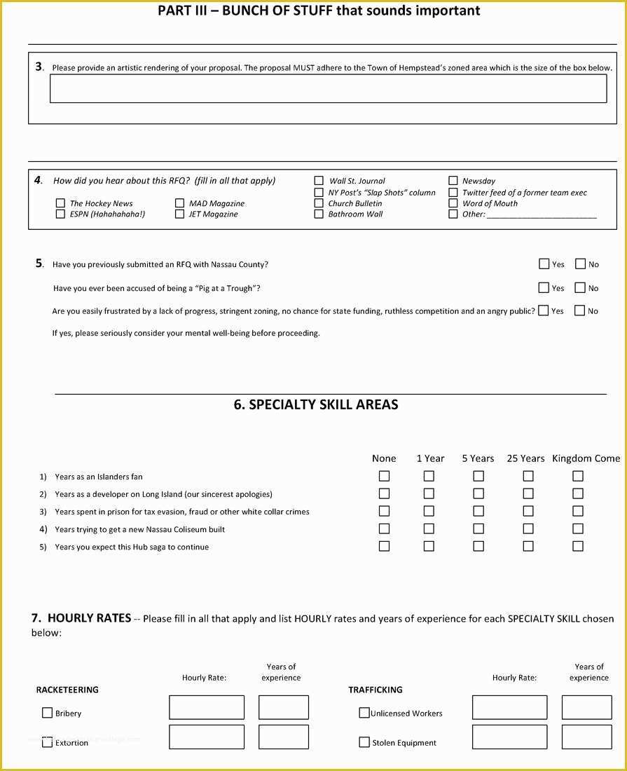 Rfq Template Free Of Lhh Zeitgeist What A Nassau County Rfq Application Looks