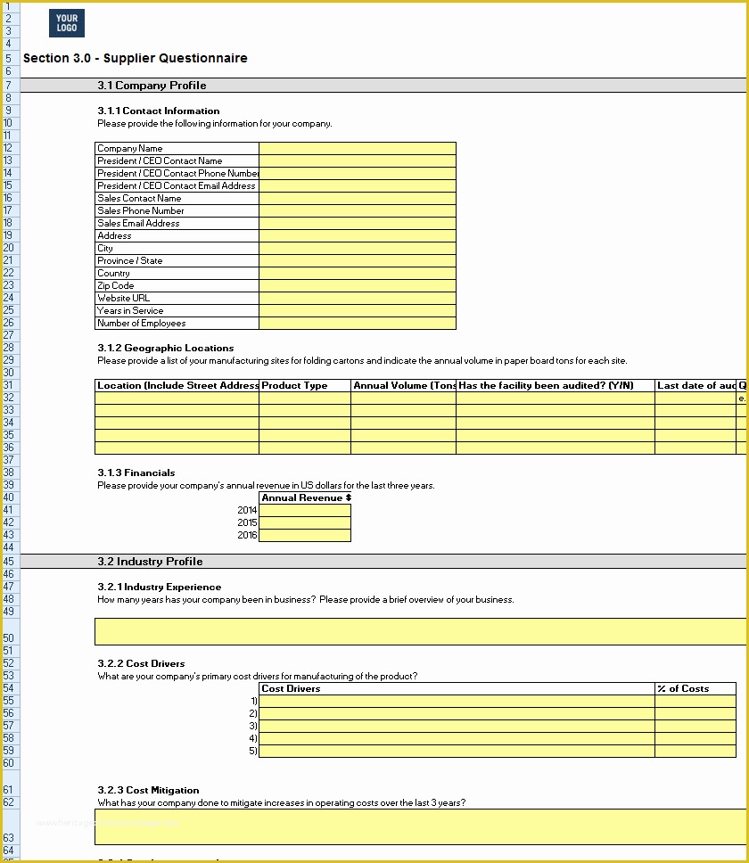 Rfq Template Free Of Request for Quotation Template Rfq