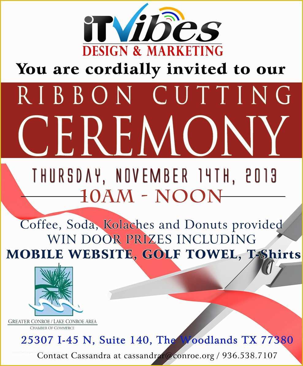 Ribbon Cutting Ceremony Invitation Template Free Of 10 Best Of Ribbon Cutting Template Brochure Grand