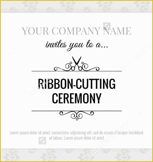 Ribbon Cutting Ceremony Invitation Template Free Of 10 Opening Invitation Templates Psd Ai