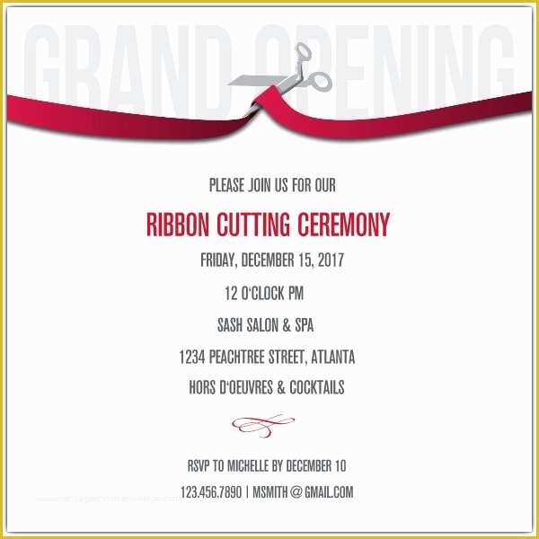 Ribbon Cutting Ceremony Invitation Template Free Of 93 Ribbon Cutting Ceremony Program Sample Free Wedding