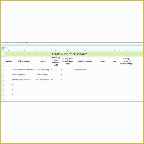 Risk Register Template Excel Free Download Of Risk Management Template Free – Shopsapphire