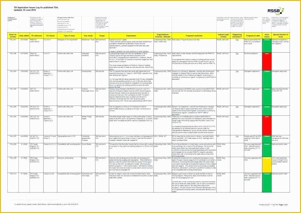 Risk Register Template Excel Free Download Of Risk Register Template Excel Free Download Templates